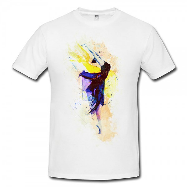 Ballett V Herren und Damen T-Shirt Sport Motiv aus Paul Sinus Aquarell