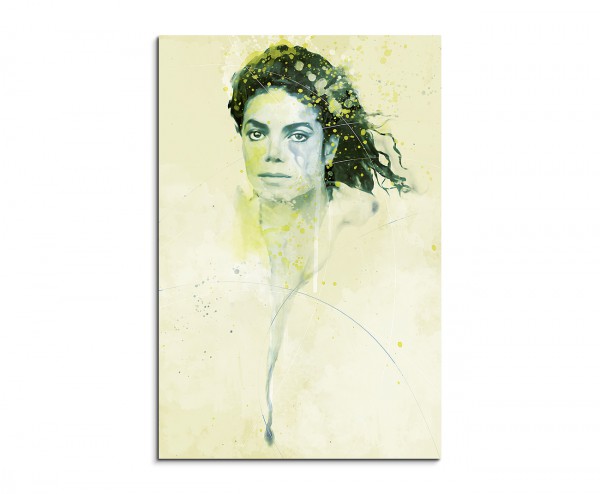 Michael Jackson VI Aqua 90x60cm Wandbild Aquarell Art