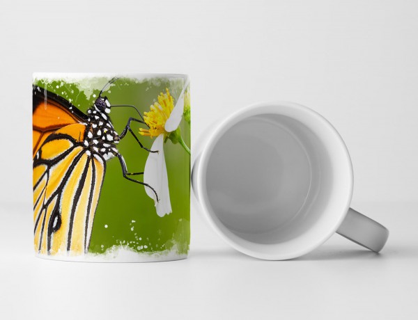 Tasse Geschenk Tierfotografie – Gemeines Tigerauge Schmetterling