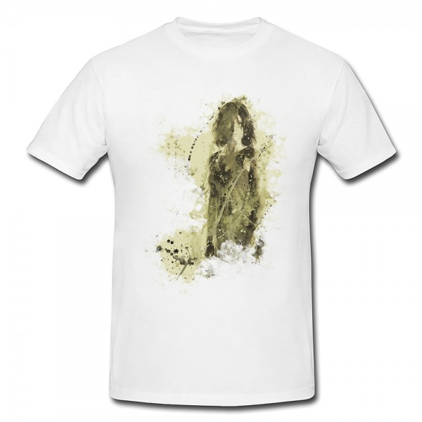The Walking Dead Maggie Premium Herren und Damen T-Shirt Motiv aus Paul Sinus Aquarell