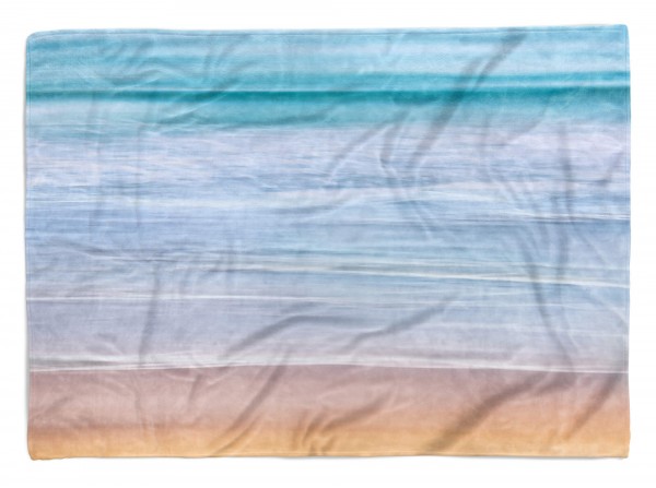 Handtuch Strandhandtuch Saunatuch Kuscheldecke mit Fotomotiv Abstrakt Meer Schön