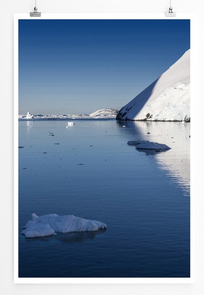 Landschaftsfotografie  Jokulsarlon Gletscher in Island 60x90cm Poster