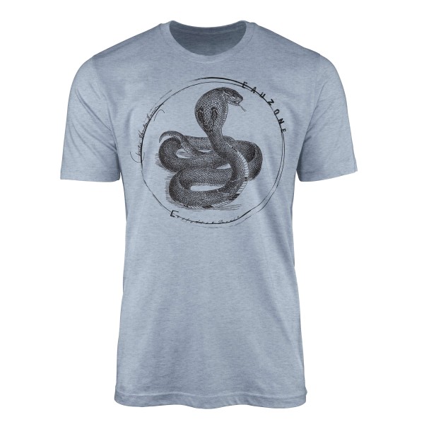 Evolution Herren T-Shirt Kobra