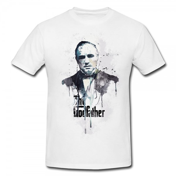 The Godfather Premium Herren und Damen T-Shirt Motiv aus Paul Sinus Aquarell