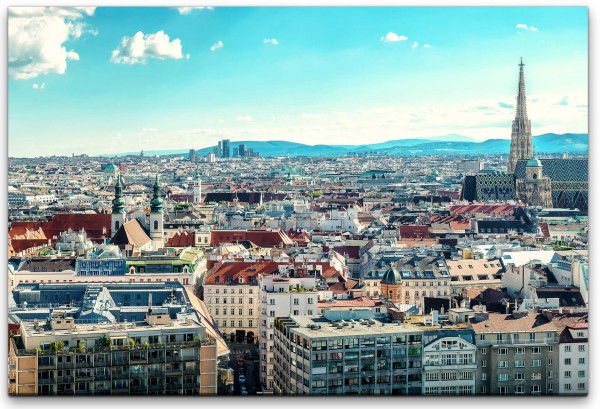 Panorama blick Österreich Wandbild in verschiedenen Größen