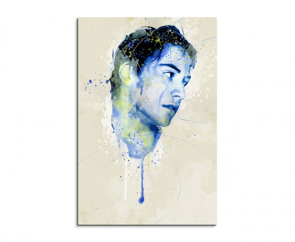 Keanu Reeves Aqua 90x60cm Wandbild Aquarell Art