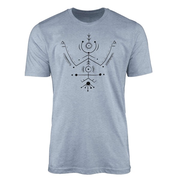 Premium T-Shirt Alchemy Serie Symbole angenehmer Tragekomfort feine Struktur No.0078