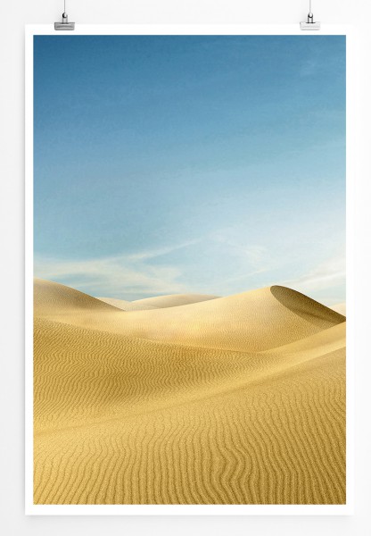 90x60cm Poster Malerische Wüstenlandschaft