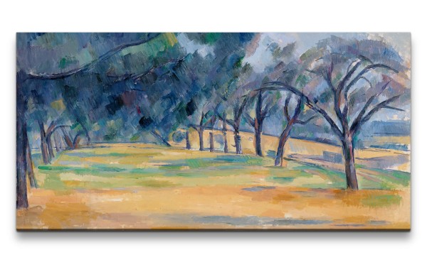 Remaster 120x60cm Paul Cézanne weltberühmtes Wandbild The Allée at Marines Wunderschön