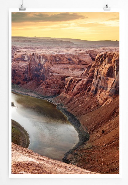 Landschaftsfotografie  Ausblick am Colorado River USA 60x90cm Poster