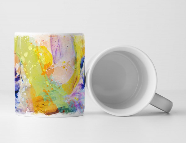 Wasserball Tasse als Geschenk, Design Sinus Art