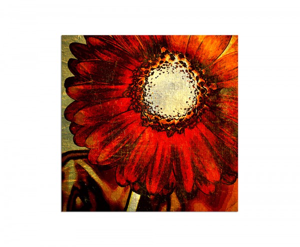 80x80cm Blume Blüte Malerei