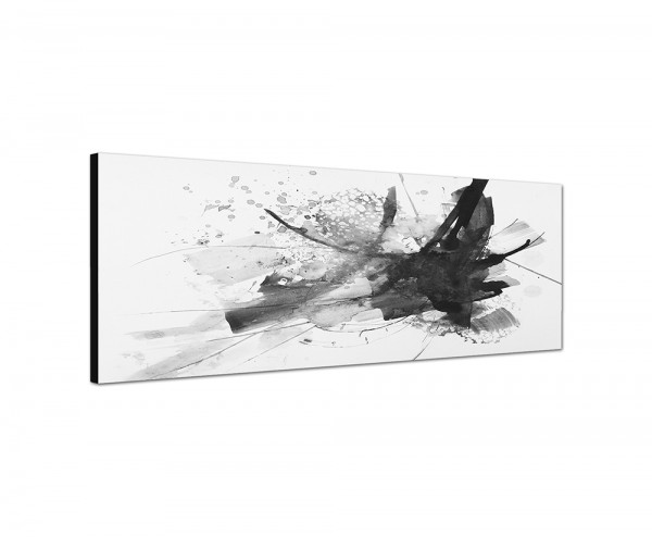 150x50cm Malerei schwarz abstrakt