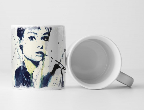 Audrey Hepburn Tasse als Geschenk, Design Sinus Art