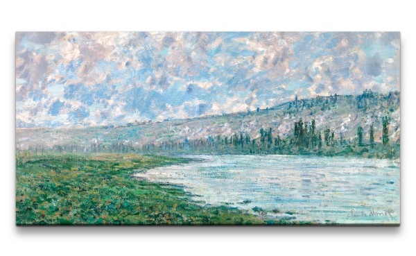Remaster 120x60cm Claude Monet Impressionismus weltberühmtes Wandbild The Seine at Vétheuil