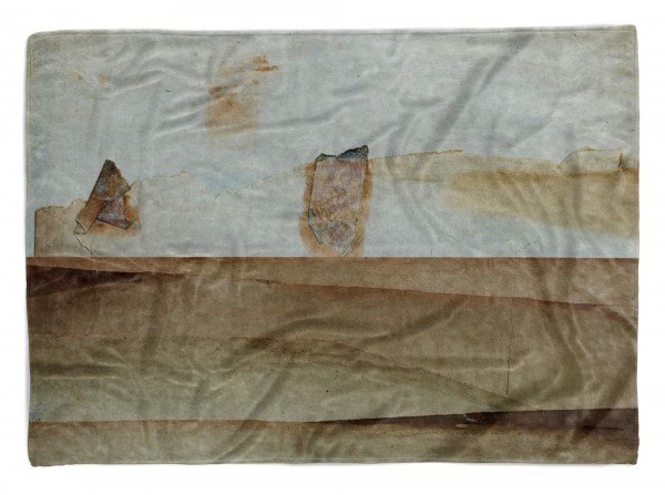 Handtuch Strandhandtuch Saunatuch Kuscheldecke mit Fotomotiv altes Papier Motiv Nahaufnah