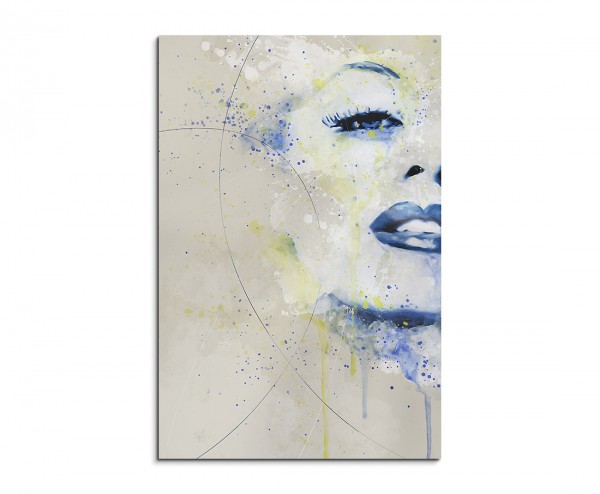 Marilyn Monroe III Aqua 90x60cm Aqua Art Wandbild