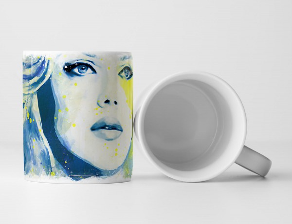 Scarlett Johansson I Tasse als Geschenk, Design Sinus Art