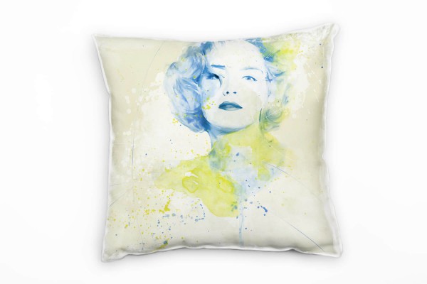 Sharon Stone III Deko Kissen Bezug 40x40cm für Couch Sofa Lounge Zierkissen