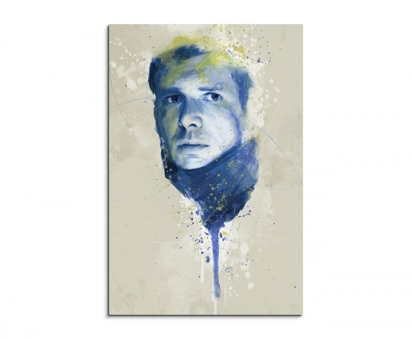 Harrison Ford Blade Runner Aqua 90x60cm Wandbild Aquarell Art