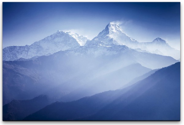 Annapurna Berge im Himalaya Wandbild in verschiedenen Größen