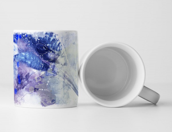 Kingfisher Tasse als Geschenk, Design Sinus Art