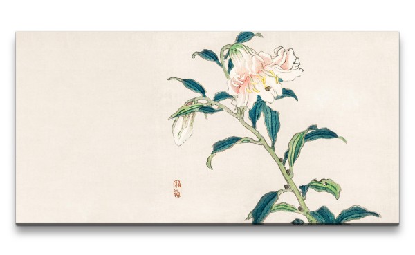 Remaster 120x60cm Traditionelle japanische Kunst Zeitlos Beruhigend Harmonie Blume