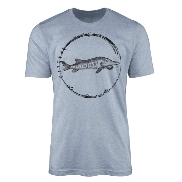 T-Shirt Tiefsee Fische - Serie: Sea Creatures , feine Struktur und sportlicher Schnitt / Sea 090