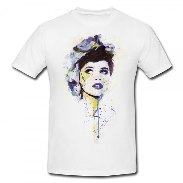 Adriana Premium Herren und Damen T-Shirt Motiv aus Paul Sinus Aquarell
