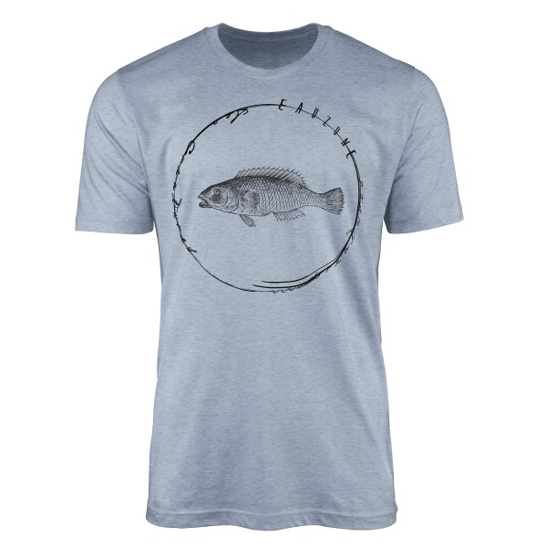 T-Shirt Tiefsee Fische - Serie: Sea Creatures , feine Struktur und sportlicher Schnitt / Sea 041