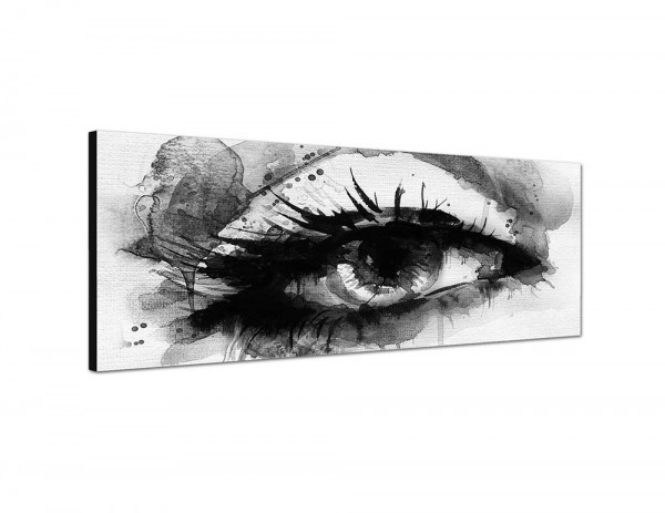 150x50cm Gemälde Handmalerei Frau Auge