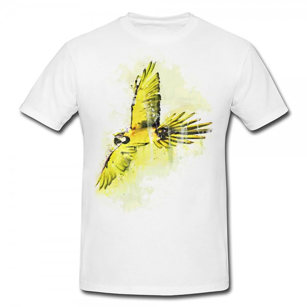 Fly Premium Herren und Damen T-Shirt Motiv aus Paul Sinus Aquarell