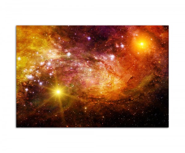 120x80cm Sterne Galaxie Weltall