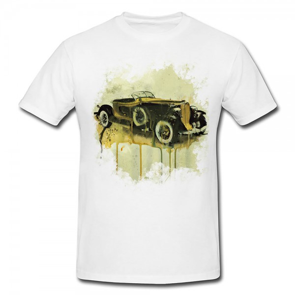 Auburn Speedster Premium Herren und Damen T-Shirt Motiv aus Paul Sinus Aquarell