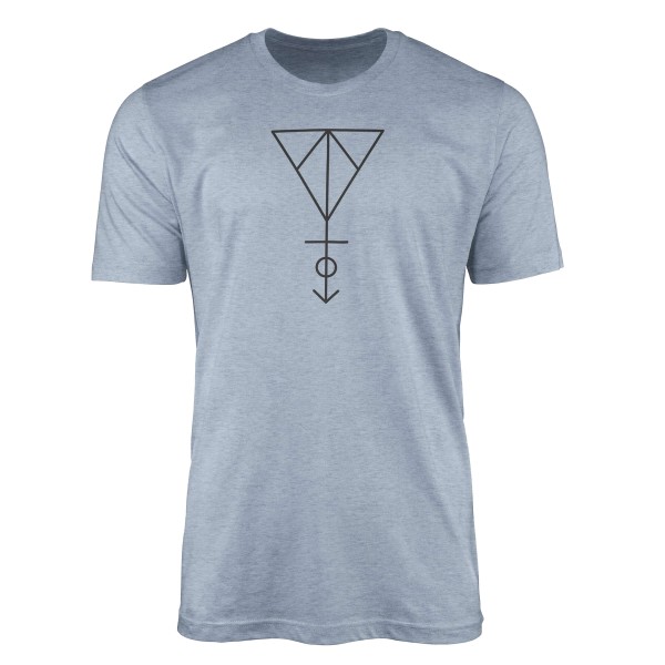 Premium T-Shirt Alchemy Serie Symbole angenehmer Tragekomfort feine Struktur No.0027