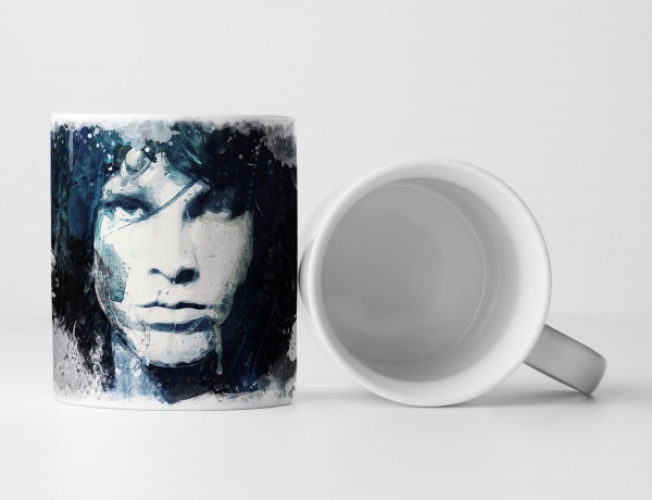 Jim Morrison Tasse als Geschenk, Design Sinus Art