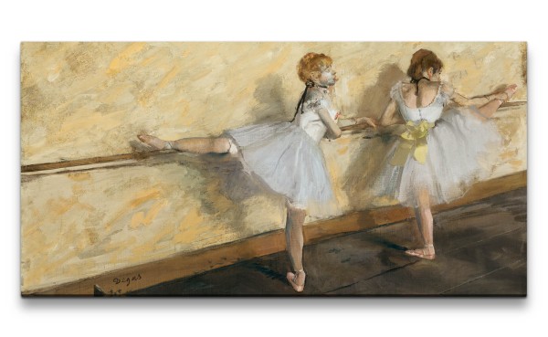 Remaster 120x60cm Edgar Degas weltberühmtes Wandbild Dancers Practicing at the Barre zeitlose Kunst