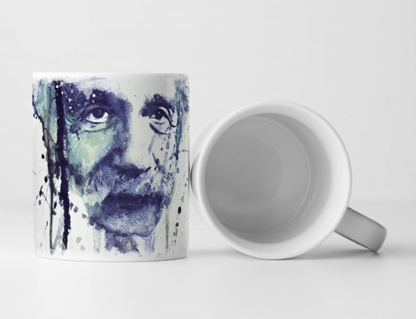 Albert Einstein Tasse als Geschenk, Design Sinus Art