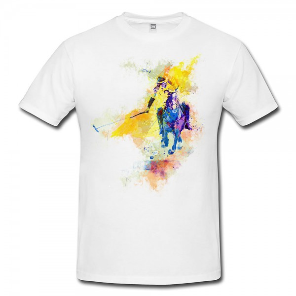 Polo II Herren und Damen T-Shirt Sport Motiv aus Paul Sinus Aquarell