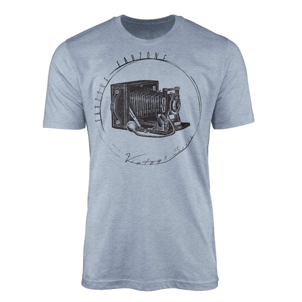 Vintage Herren T-Shirt alte Kamera