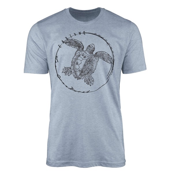 T-Shirt Tiefsee Fische - Serie: Sea Creatures , feine Struktur und sportlicher Schnitt / Sea 099