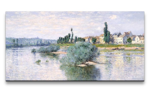 Remaster 120x60cm Claude Monet Impressionismus weltberühmtes Wandbild The Seine at Lavacourt