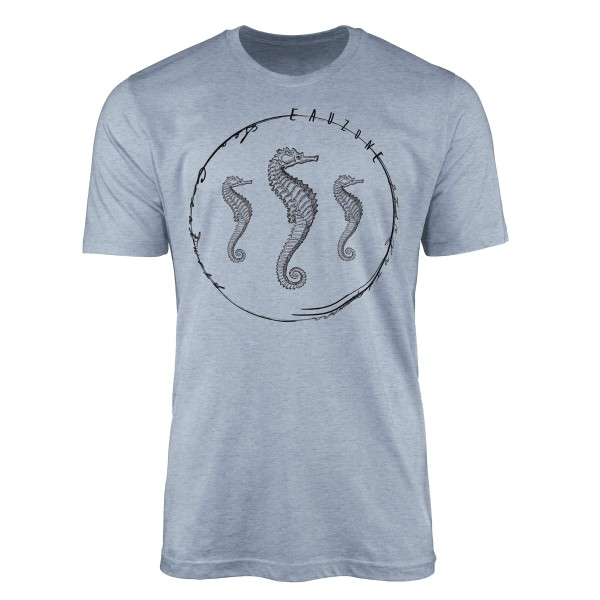 T-Shirt Tiefsee Fische - Serie: Sea Creatures , feine Struktur und sportlicher Schnitt / Sea 042