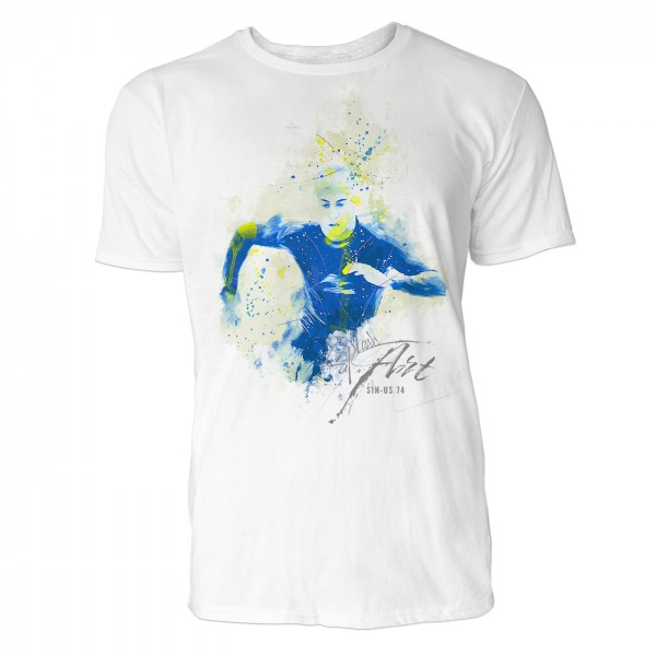 Triathlon Sinus Art ® T-Shirt Crewneck Tee with Frontartwork