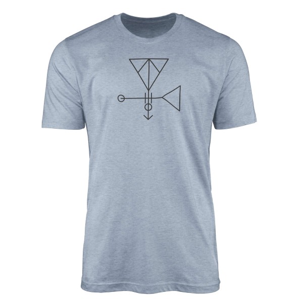 Premium T-Shirt Alchemy Serie Symbole angenehmer Tragekomfort feine Struktur No.0028