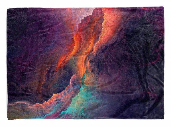 Handtuch Strandhandtuch Saunatuch Kuscheldecke mit Fotomotiv Abstrakt Nebel Universum