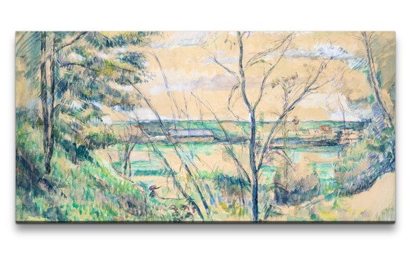 Remaster 120x60cm Paul Cézanne weltberühmtes Wandbild In the Oise Valley Wunderschön