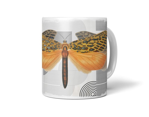 Dekorative Tasse mit schönem Motiv Schmetterlinge schönem Design Vintage Einzigartig