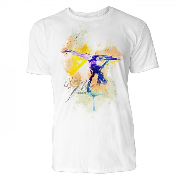 Capoeira einarmiger Handstand Sinus Art ® T-Shirt Crewneck Tee with Frontartwork