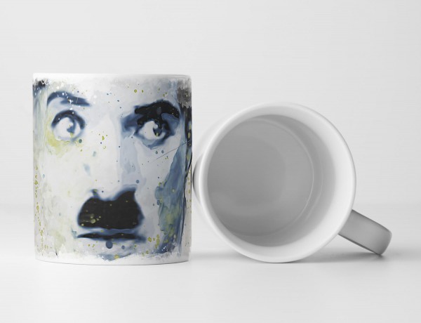 Charlie Chaplin Tasse als Geschenk, Design Sinus Art
